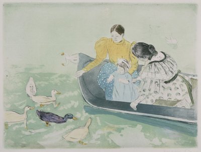 Feeding the Ducks by Mary Cassatt